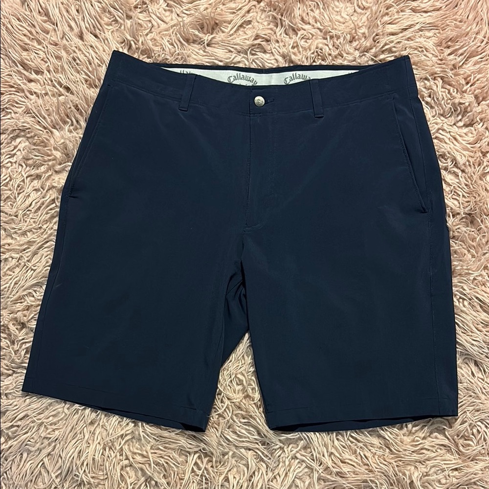Callaway Navy Blue Wicking Golf Shorts